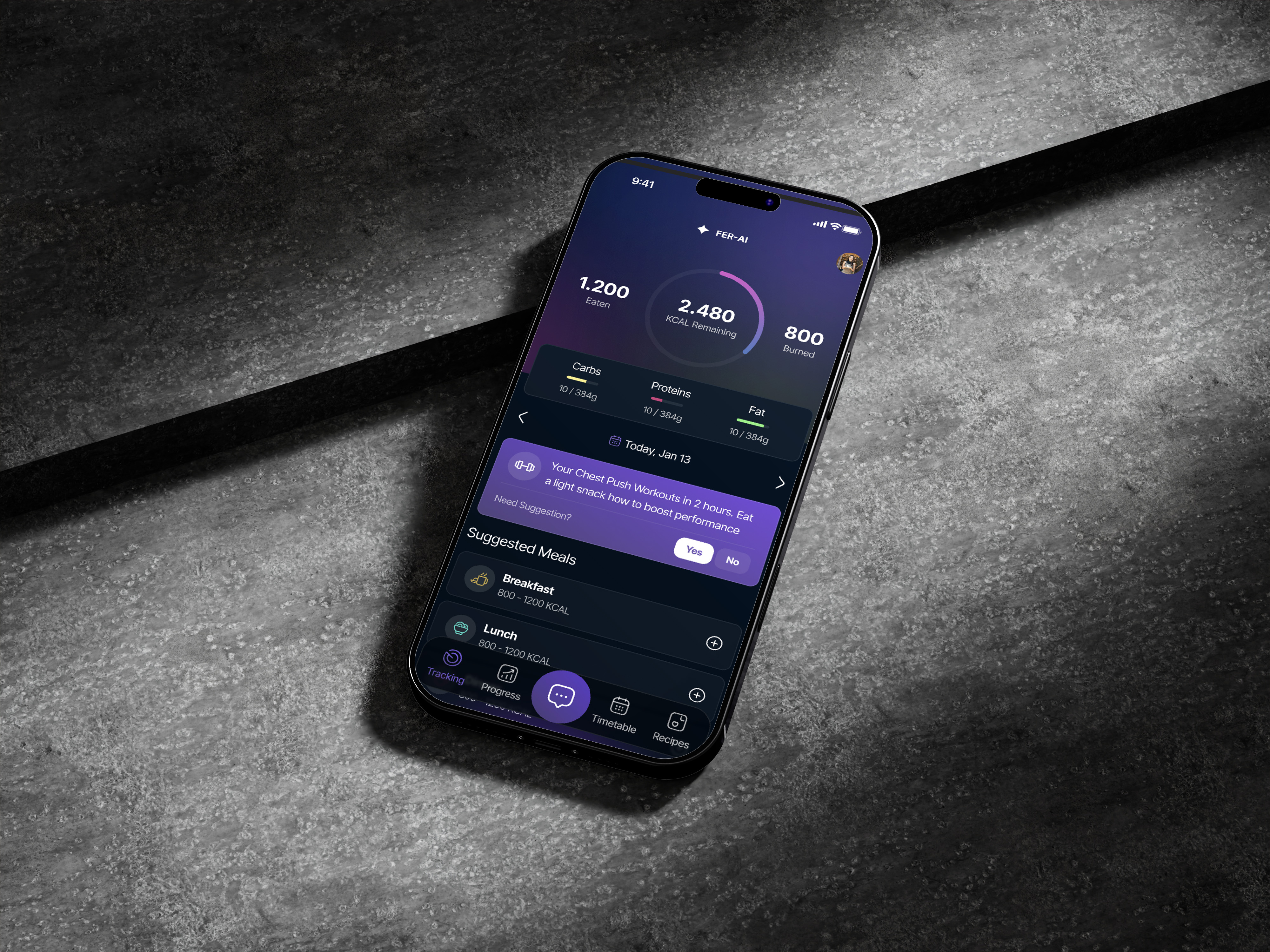 Desain UI UX aplikasi mobile untuk kesehatan dan fitness
